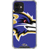 NFL Baltimore Ravens Large Logo iPhone 12 Mini Clear Case
