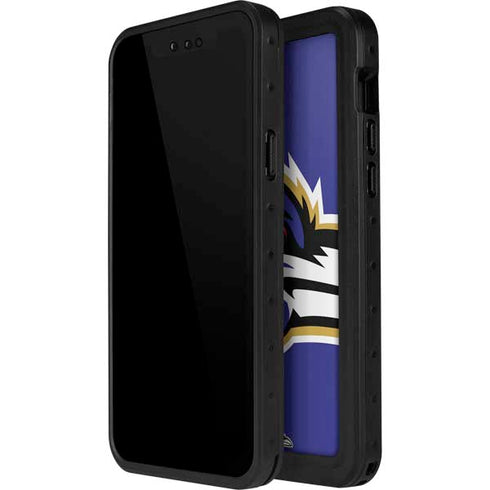 NFL Baltimore Ravens Large Logo iPhone 12 Mini Waterproof Case