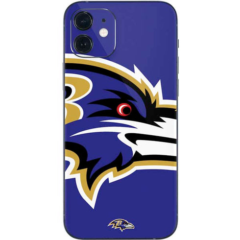 NFL Baltimore Ravens Large Logo iPhone 12 Skin