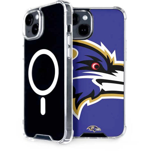 NFL Baltimore Ravens Large Logo iPhone 13 MagSafe Case