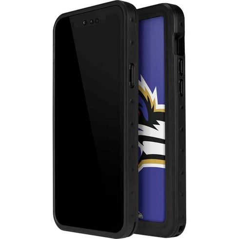 NFL Baltimore Ravens Large Logo iPhone 13 Mini Waterproof Case