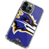NFL Baltimore Ravens Large Logo iPhone 13 Pro Clear Case