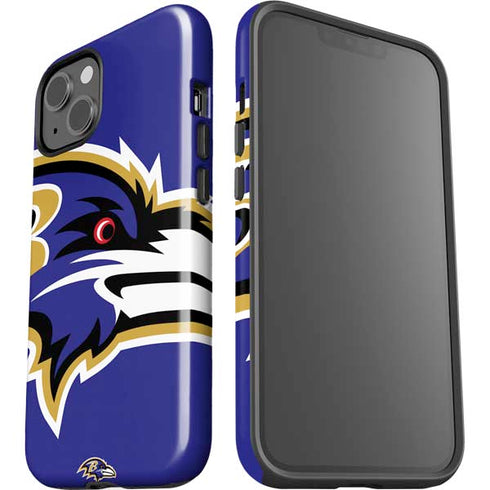 NFL Baltimore Ravens Large Logo iPhone 15 Impact Case