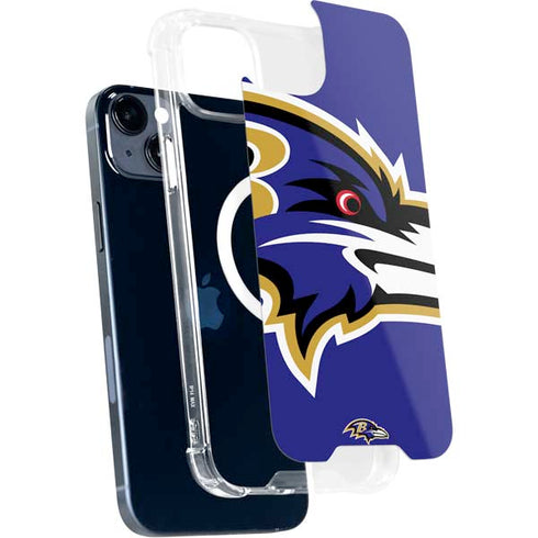 NFL Baltimore Ravens Large Logo iPhone 15 Plus MagSafe Case