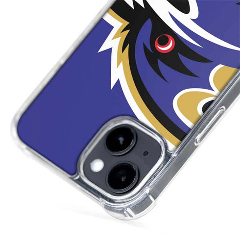 NFL Baltimore Ravens Large Logo iPhone 15 Plus MagSafe Case