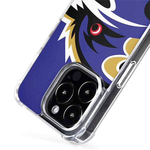 NFL Baltimore Ravens Large Logo iPhone 15 Pro MagSafe Case