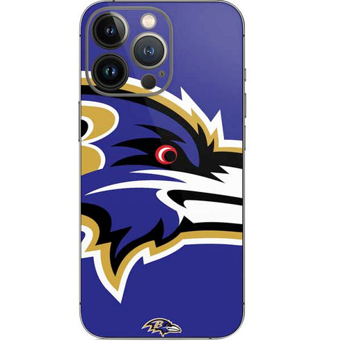 NFL Baltimore Ravens Large Logo iPhone 14 Pro Skin