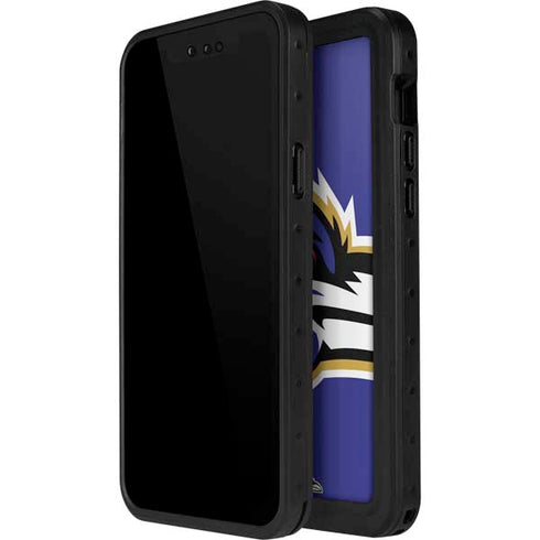 NFL Baltimore Ravens Large Logo iPhone 15 Plus Waterproof Case