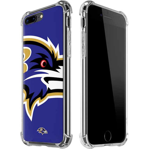 NFL Baltimore Ravens Large Logo iPhone 7/8 Plus Clear Case