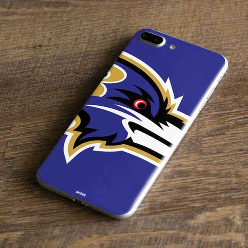 NFL Baltimore Ravens Large Logo iPhone 8 Plus Skin