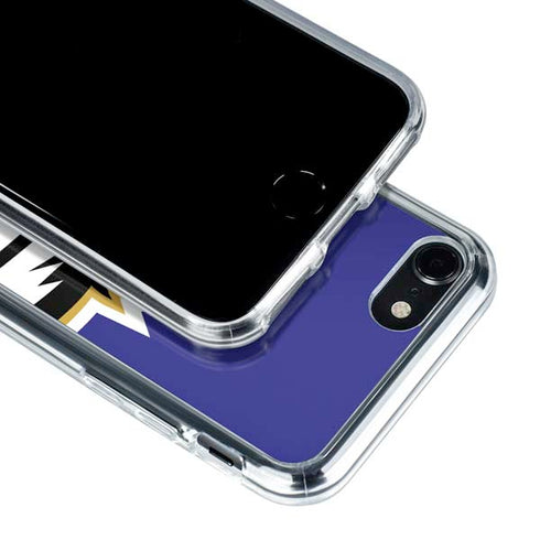 NFL Baltimore Ravens Large Logo iPhone SE (2nd & 3rd Gen) Clear Case