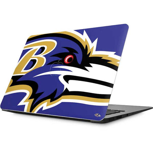 NFL Baltimore Ravens Large Logo Apple MacBook Skin