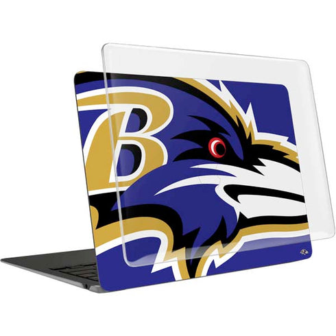 NFL Baltimore Ravens Large Logo MacBook Air 13in M1 (2021) Case plus Skin
