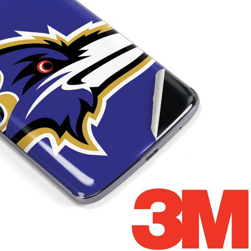 NFL Baltimore Ravens Large Logo Moto E5 Plus Skin