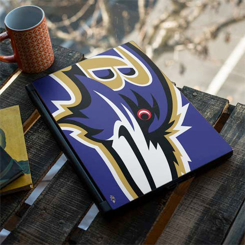NFL Baltimore Ravens Large Logo MSI GS65 Stealth Laptop Skin