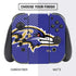 NFL Baltimore Ravens Large Logo Nintendo Switch Bundle Skin
