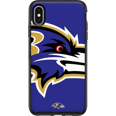 NFL Baltimore Ravens Large Logo Otterbox Symmetry iPhone Skin