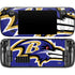 NFL Baltimore Ravens Large Logo Steam Deck Handheld Gaming Computer Skin
