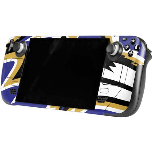 NFL Baltimore Ravens Large Logo Steam Deck Handheld Gaming Computer Skin