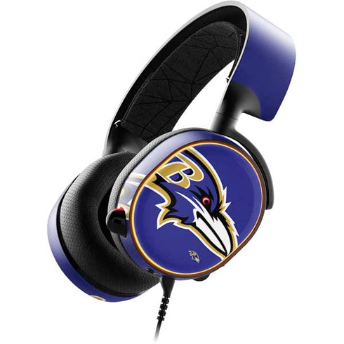 NFL Baltimore Ravens Large Logo SteelSeries Arctis 5 Skin
