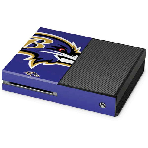 NFL Baltimore Ravens Large Logo Xbox One Console Skin