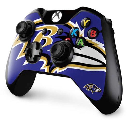 NFL Baltimore Ravens Large Logo Xbox One Controller Skin