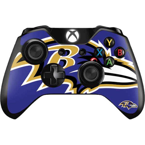 NFL Baltimore Ravens Large Logo Xbox One Controller Skin