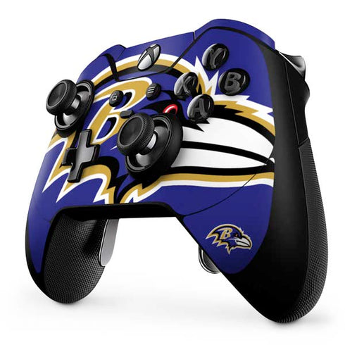 NFL Baltimore Ravens Large Logo Xbox One Elite Controller Skin