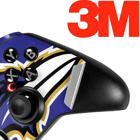 NFL Baltimore Ravens Large Logo Xbox One Elite Controller Skin