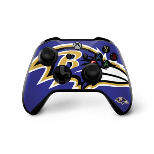 NFL Baltimore Ravens Large Logo Xbox One X Bundle Skin