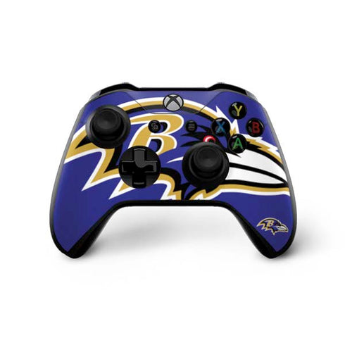NFL Baltimore Ravens Large Logo Xbox One X Controller Skin