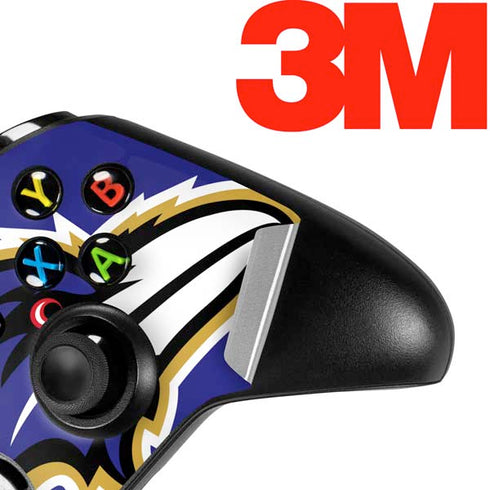 NFL Baltimore Ravens Large Logo Xbox One X Controller Skin