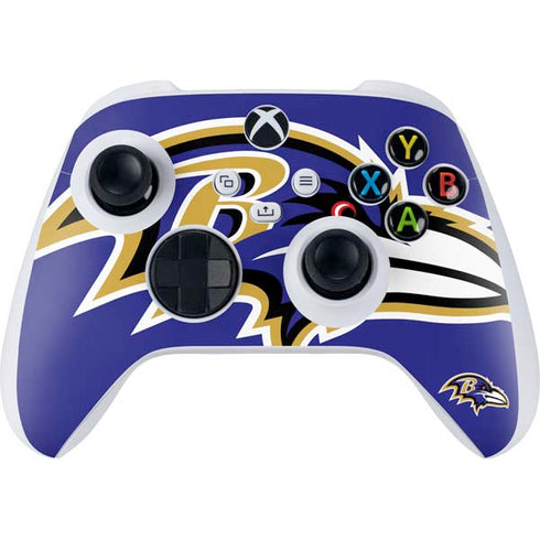 NFL Baltimore Ravens Large Logo Xbox Series S Controller Skin