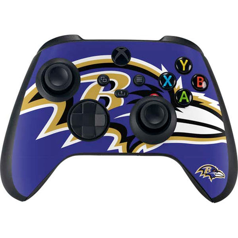 NFL Baltimore Ravens Large Logo Xbox Series X Bundle Skin