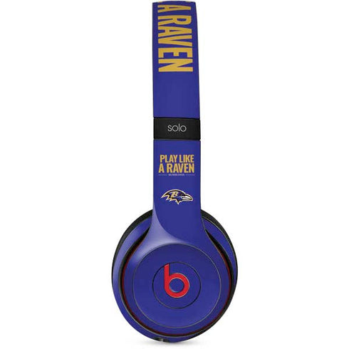 NFL Baltimore Ravens Team Motto Beats Solo 2 Wireless Skin