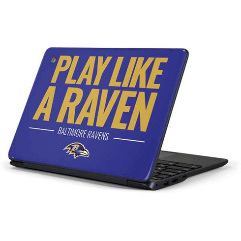 NFL Baltimore Ravens Team Motto Samsung Chromebook Skin