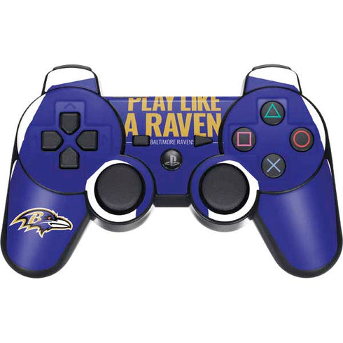 NFL Baltimore Ravens Team Motto PS3 Dual Shock wireless controller Skin