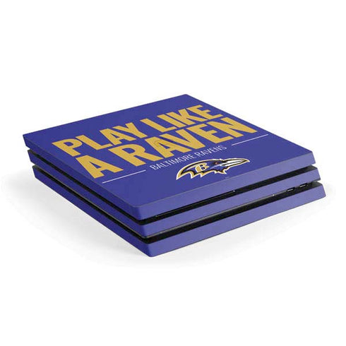 NFL Baltimore Ravens Team Motto PS4 Pro Console Skin