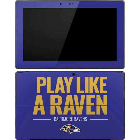 NFL Baltimore Ravens Team Motto Surface Pro Tablet Skin