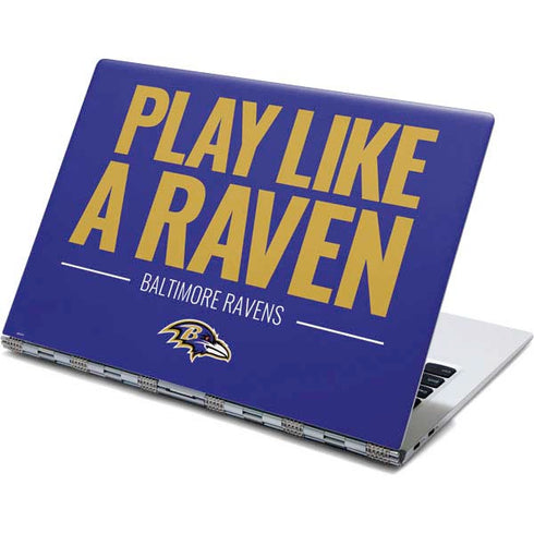 NFL Baltimore Ravens Team Motto Yoga 910 2-in-1 14in Touch-Screen Skin