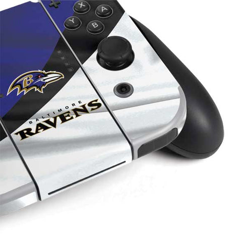 NFL Baltimore Ravens Nintendo Switch OLED (2021) Skin
