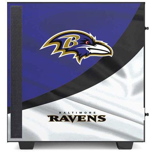 NFL Baltimore Ravens NZXT H510 Compact ATX Mid-Tower Case Skin
