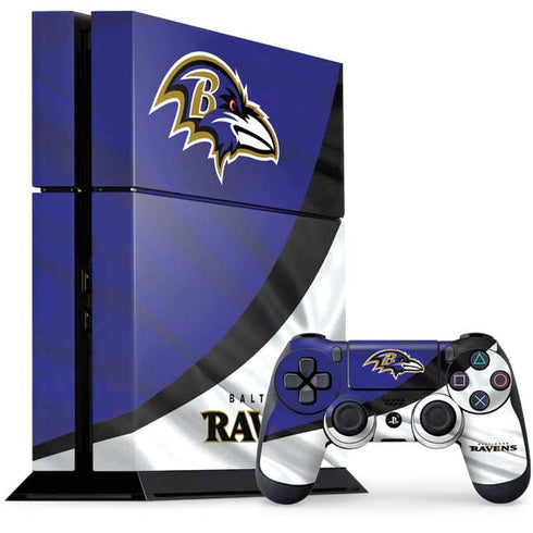 NFL Baltimore Ravens PS4 Console and Controller Bundle Skin
