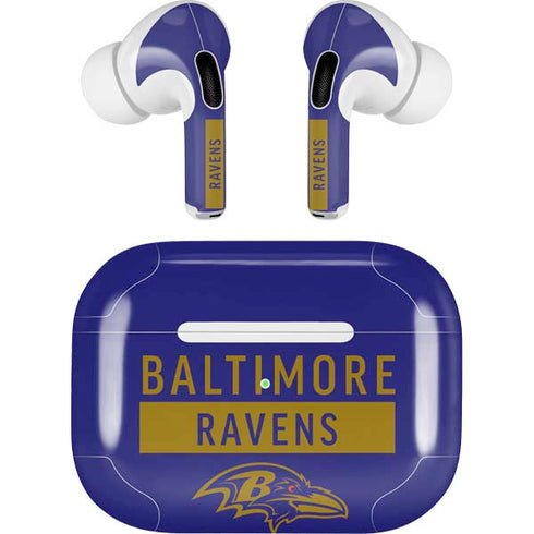 NFL Baltimore Ravens Purple Performance Series AirPods Pro 2nd Gen Skin