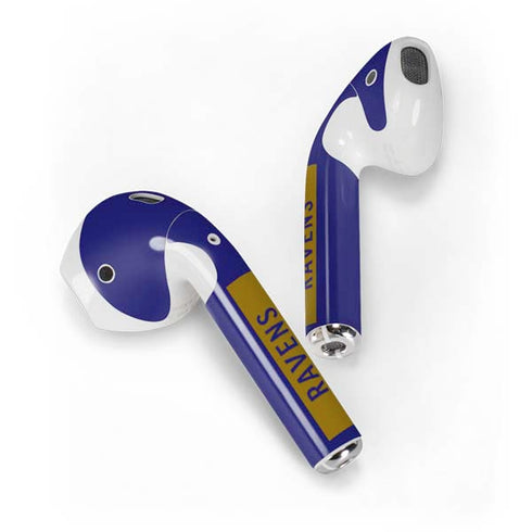 NFL Baltimore Ravens Purple Performance Series Apple AirPods Skin