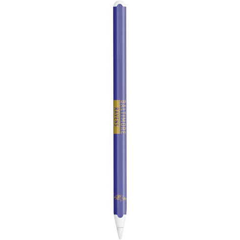 NFL Baltimore Ravens Purple Performance Series Apple Pencil (2nd Gen 2019) Skin