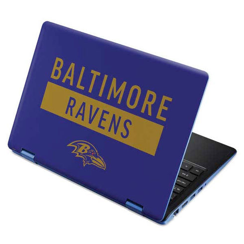 NFL Baltimore Ravens Purple Performance Series Aspire R11 11.6in Skin