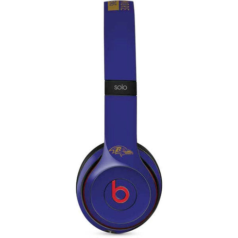 NFL Baltimore Ravens Purple Performance Series Beats Solo 2 Wireless Skin