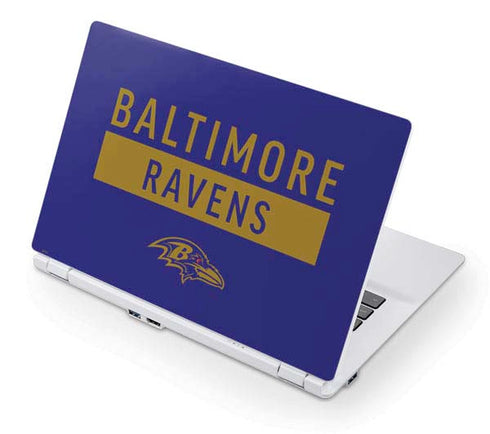 NFL Baltimore Ravens Purple Performance Series Acer Chromebook Skin