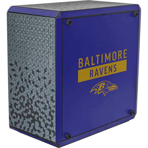 NFL Baltimore Ravens Purple Performance Series Cooler Master MasterBox Q300L Mini Tower Skin